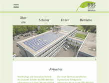 Tablet Screenshot of bbs-wittlich.de